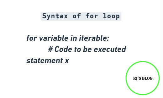 for-loop